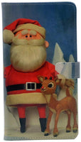 Santa Claus Red Nosed Reindeer Christmas Pattern Cover for Apple iPhone 8,iPhone 7 - sparklingselections
