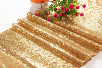 Delight  Gold Sparkly Sequin Table Runner for Christmas Decoration. Wedding, Parties - sparklingselections