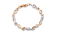 Bracelets for Women Yellow Gold Color Twisted Bangle - sparklingselections