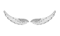 Women's Wing Feather Earrings - sparklingselections