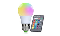 3W 24 key IR Remote Control RGB LED Lamp for Living Room - sparklingselections