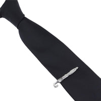 Umbrella Design Tie Clip Black Necktie Pin Bar With Box - sparklingselections