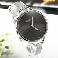 Stainless Steel Silver Watch For Women - sparklingselections