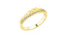 Gold Plated Cubic Zirconia Ring For Women