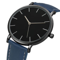 Men's Splendid Quartz Leather Band Wrist Watch - sparklingselections