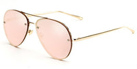 Women Sunglasses Branded Sun glass .New Pilot Women Fashion Shade Multicolor PInk Golden Glasses - sparklingselections