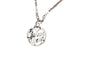 Super Mom Hollow Silver Plated Heart Pendant Necklace