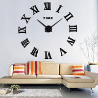 Modern Quartz Clocks Living Room Diy Wall Clock Sticker - sparklingselections