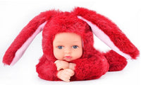 25cm  Plush Doll Open Eyes Cute Baby Doll - sparklingselections