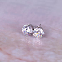 Women Crystal Statement Simple Stud Earrings - sparklingselections