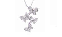 Multiple Zircon Butterfly Necklace For Women - sparklingselections