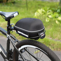 High Quality Hard Shell Quick Zipper Bicycle Rear Seat Pack Bag - sparklingselections