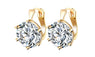 Gold Color Crystal Drop Earrings For Women