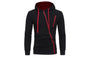 Long Sleeve Slim Tracks Patchwork Zipper Hoodies For Men