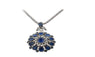 Resin Silver -Plated Pendant Long Necklace For Women