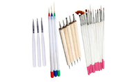 23 Pcs Nail Art Polish Painting Draw Pens Brush Tips Tools Set - sparklingselections