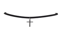 Leather Torques Retro Cross Pendants Necklace - sparklingselections