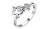 Hot Promotion silver Fashion Ring Tulip Flower Women Party Ring