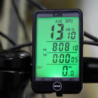 Waterproof Auto Bike Mode Wired Cycling Speedometer with LCD Backlight - sparklingselections