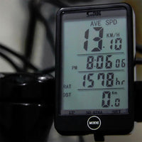 Waterproof Auto Bike Mode Wired Cycling Speedometer with LCD Backlight - sparklingselections