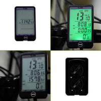 Waterproof Auto Bike Mode Wired Cycling Speedometer with LCD Backlight - sparklingselections