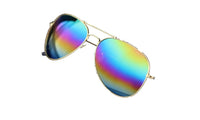 Men Polarized Aviator Mirrored Lens UV Protection Sun Glasses - sparklingselections