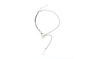 Circle Lariat  Pearl Pendant  Necklace For Women - sparklingselections