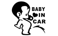 New Baby In Car Car Vinyl Sticker for Window Bumper - sparklingselections