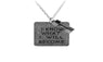 Mens I KNOW WHAT I WILL BECOME Necklace