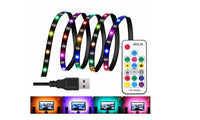 RGB 5V USB LED TV Back light Strip Light Kit - sparklingselections