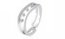 Sterling Silver Open Ring Wedding Dance Party For Women