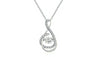 Infinity Pendant Silver Necklace for women
