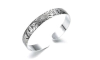 Silver Floral Braslet For Woman - sparklingselections