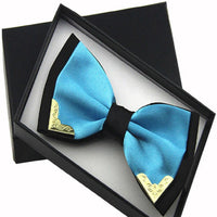 Wedding Party Butterfly Metal Bow Ties for Men - sparklingselections