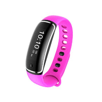 Blood Pressure Heart Rate Detection Exercise Time Smart Wristband - sparklingselections
