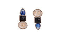 New Stylish Alloy Gold Color Asymmetric Earrings - sparklingselections