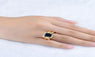 Trendy Fashion Quartz Gold Ring for Men (8)