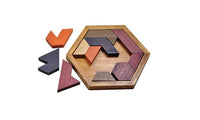 Jigsaw Wood Geometric Shape Children Educational Puzzles Wooden Toys - sparklingselections