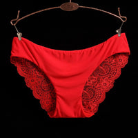 Women's Sexy Lace Seamless Cotton Breathable Panty - sparklingselections