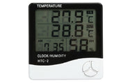 Humidity Meter Clock Weather Station Household Thermometer - sparklingselections