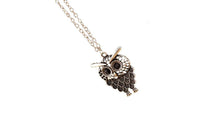 Vintage Women Owl Pendant Long Sweater Chain Necklace - sparklingselections