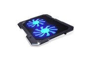 Laptop Cooling Pad With 2 Quite Fan &amp; Blue LED Lights - sparklingselections