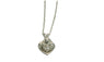 Love Double Heart Oyster Pearl Pearl Pendant Necklace Color Random