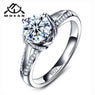 White Gold Color Engagement Rings For Women