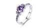 Beautiful Crystal Engagement Wedding Ring For Women