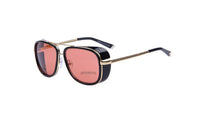 New Stylish Fashion Steampunk Sunglasses Hot Selling Men UV Alloy Gradient Eyewear Glasses - sparklingselections