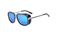 New Stylish Fashion Steampunk Sunglasses Hot Selling Men UV Alloy Gradient Eyewear Glasses - sparklingselections