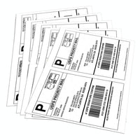 Half Sheet Self Adhesive Shipping Labels for Laser & Inkjet Printer - sparklingselections