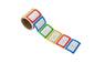 Roll with Colorful Plain Name Tag Labels