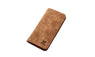 Men Blocking Long Section Leather Wallet Fashion Short Solid Interior Slot Pocket Coin Card Holders Purse